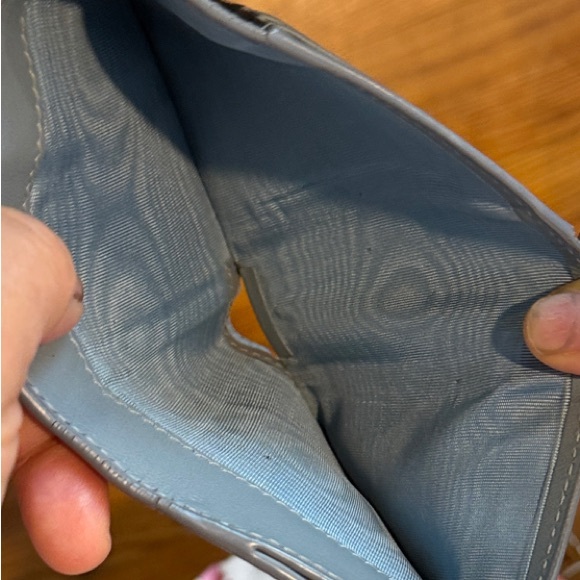 Vintage Christian Dior Gray 3 fold Wallet - Picture 6 of 7